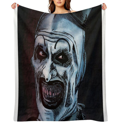Art The Clown Durable Throw Blanket