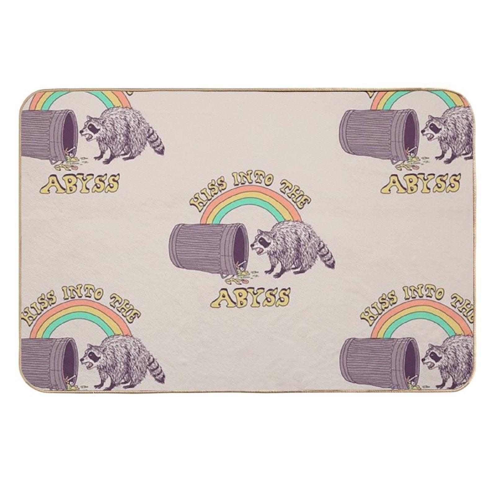 Hiss Into The Abyss  Easy To Clean Bath Mat