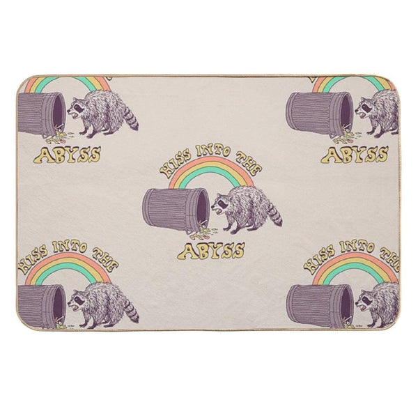 Hiss Into The Abyss  Easy To Clean Bath Mat