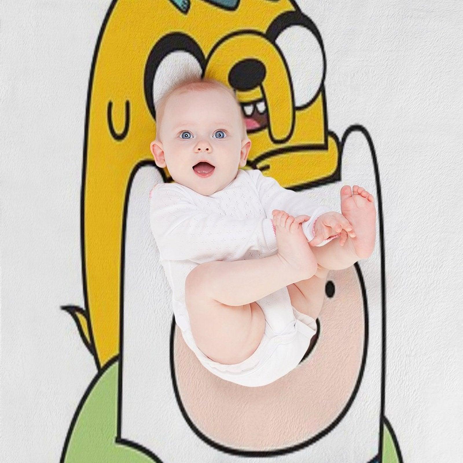 Finn Jake BMO Throw Blanket