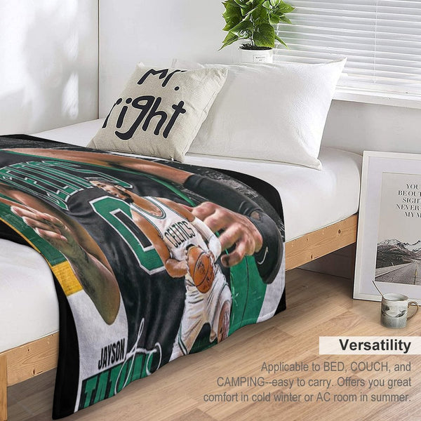 Jayson Tatum 0 Champions Velvety-soft Throw Blanket