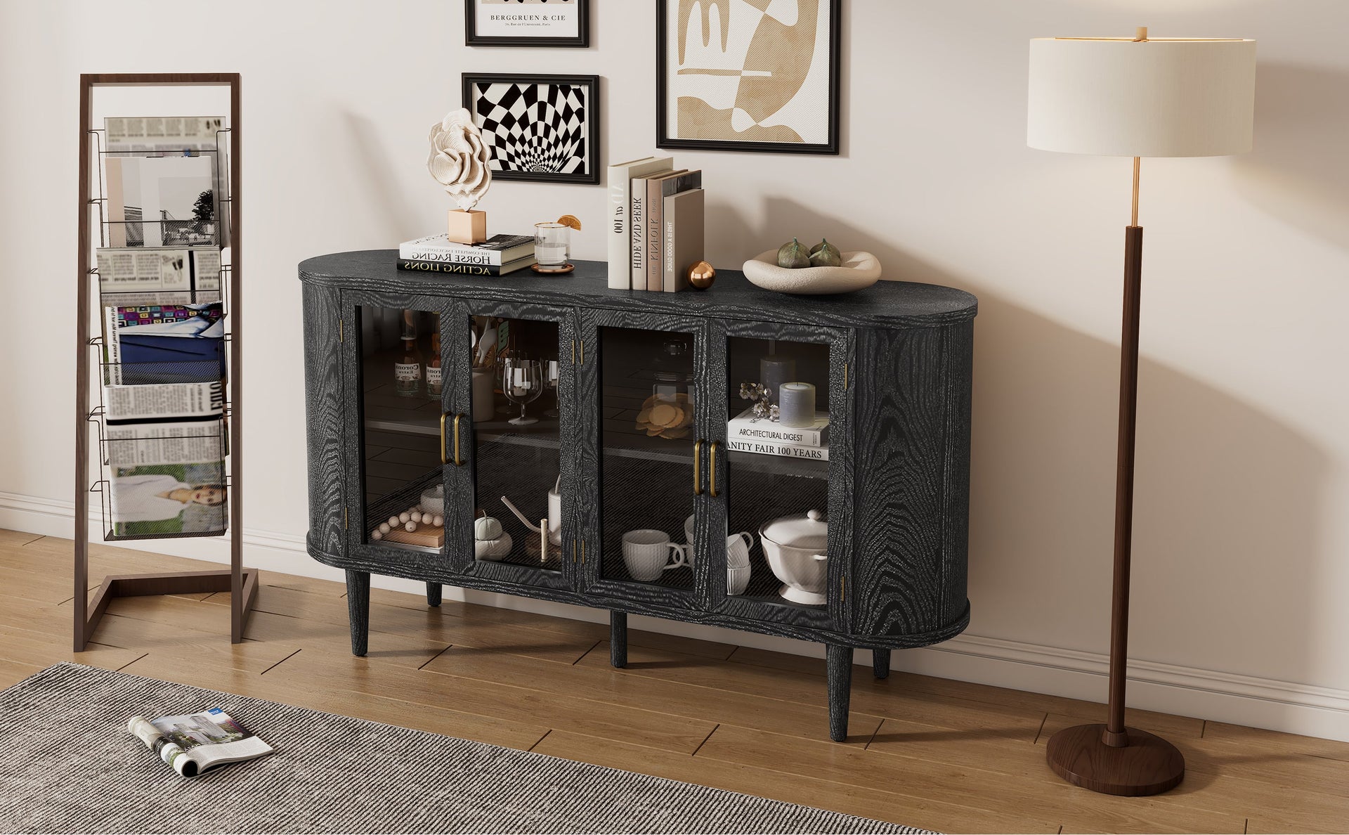 Farmhouse Sideboard Cabinet with Storage BLAKHOM