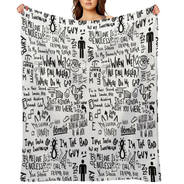 Billie Eilish Throw Blanket