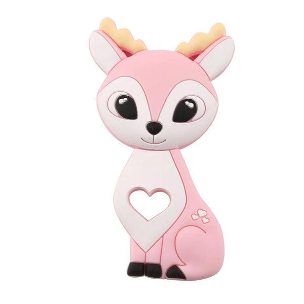 Baby Teether Silicone Rabbit Food Grade Bunny Teether Nursing Teething  Accessories Silicone Animal Teether For Kids and Baby