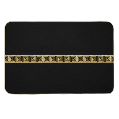 Gold Greek Key Bath Mat