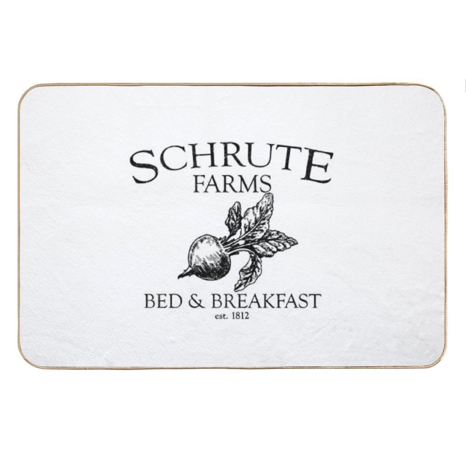 Schrute Farms Funny Office Bath Mat