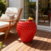 Outdoor Table - Strawberry-Inspired Design - Red