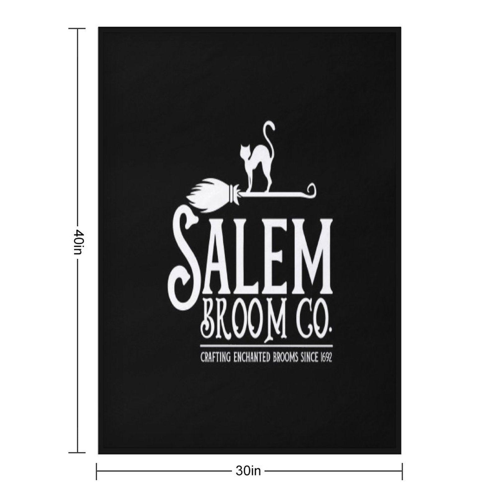 Salem Broom Company - Witch Halloween Lazy Costume Women Throw Blanket