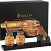 Magnum Revolver Whiskey Decanter Set