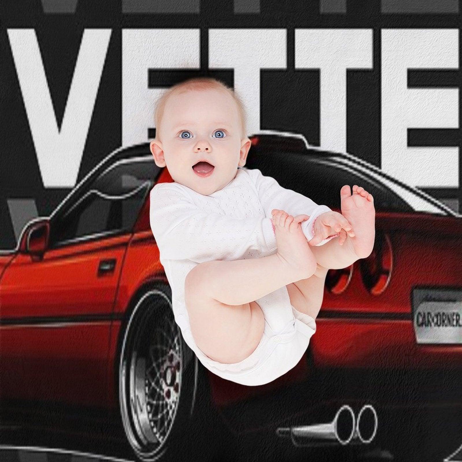 Chevy Vette C4 - CarCorner Throw Blanket