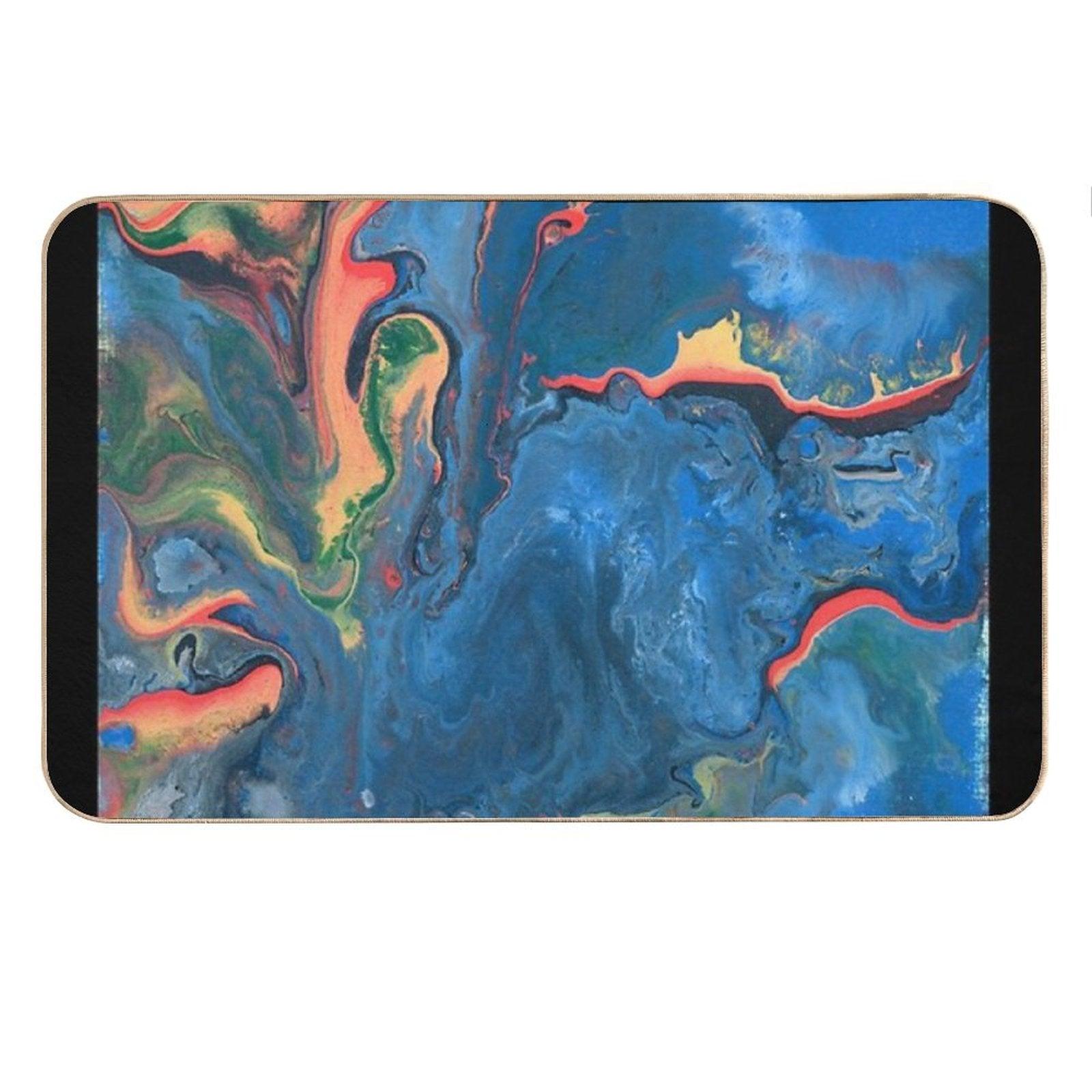 Molten Waves Bath Mat