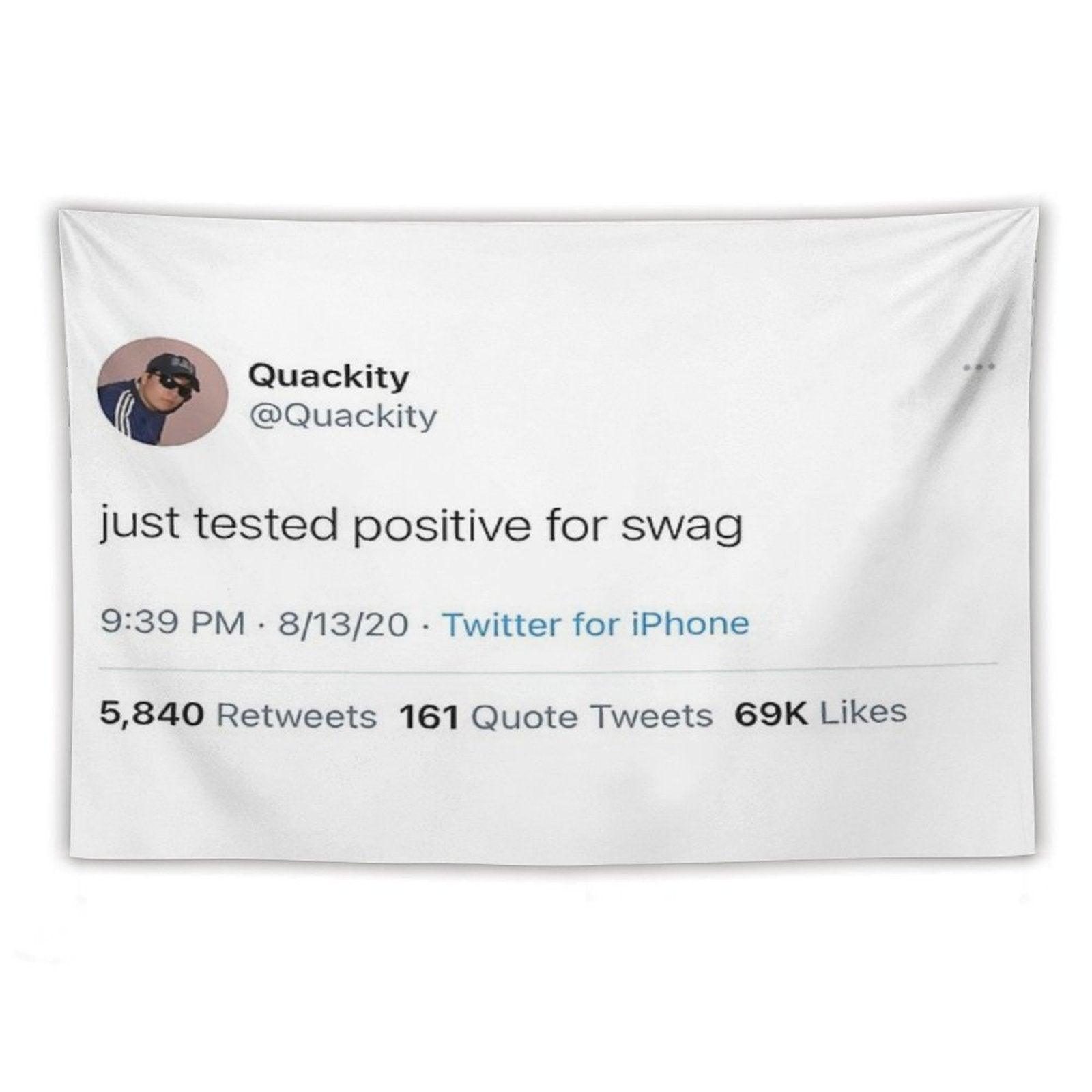 Quackity Tweet Tapestry