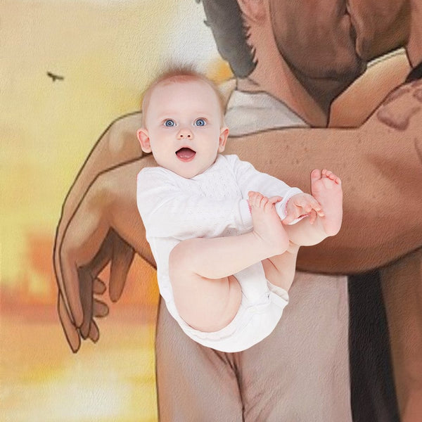 Sunset Kiss 2021 Anti-pilling Throw Blanket
