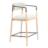 Equinox Counter Stool Oyster Gray & Natural