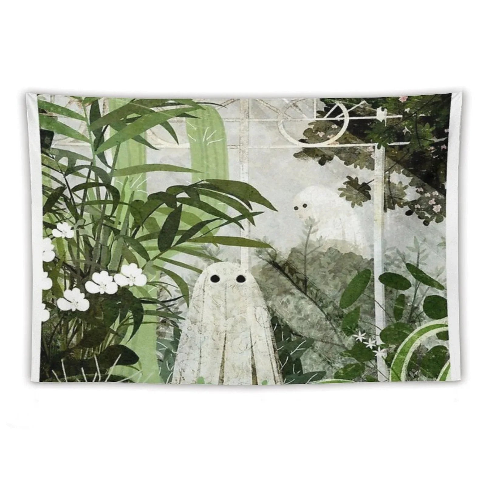 There's A Ghost in The Greenhouse Again Tapestry