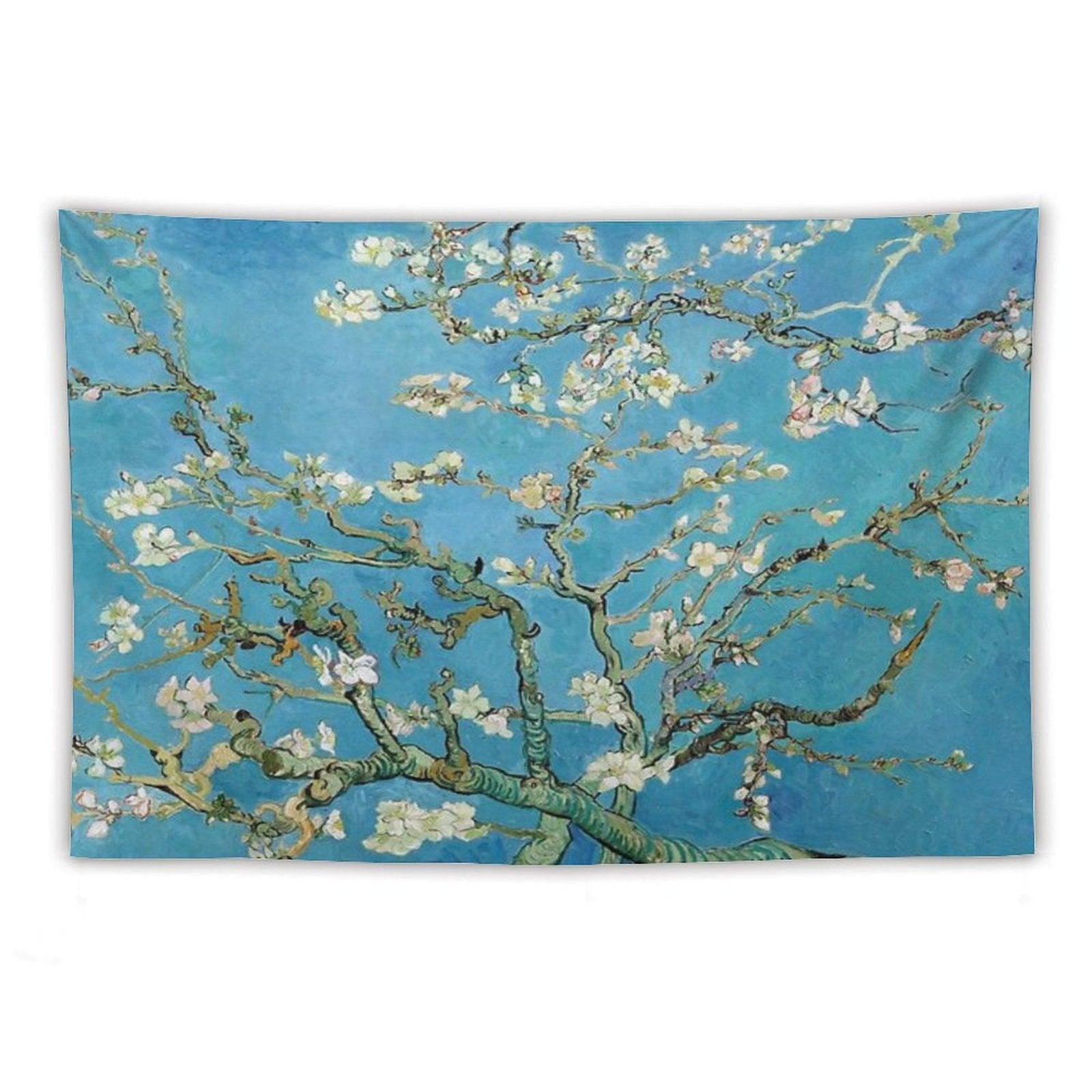1890-Vincent Van Gogh-Almond Blossom-73.5x92 Tapestry