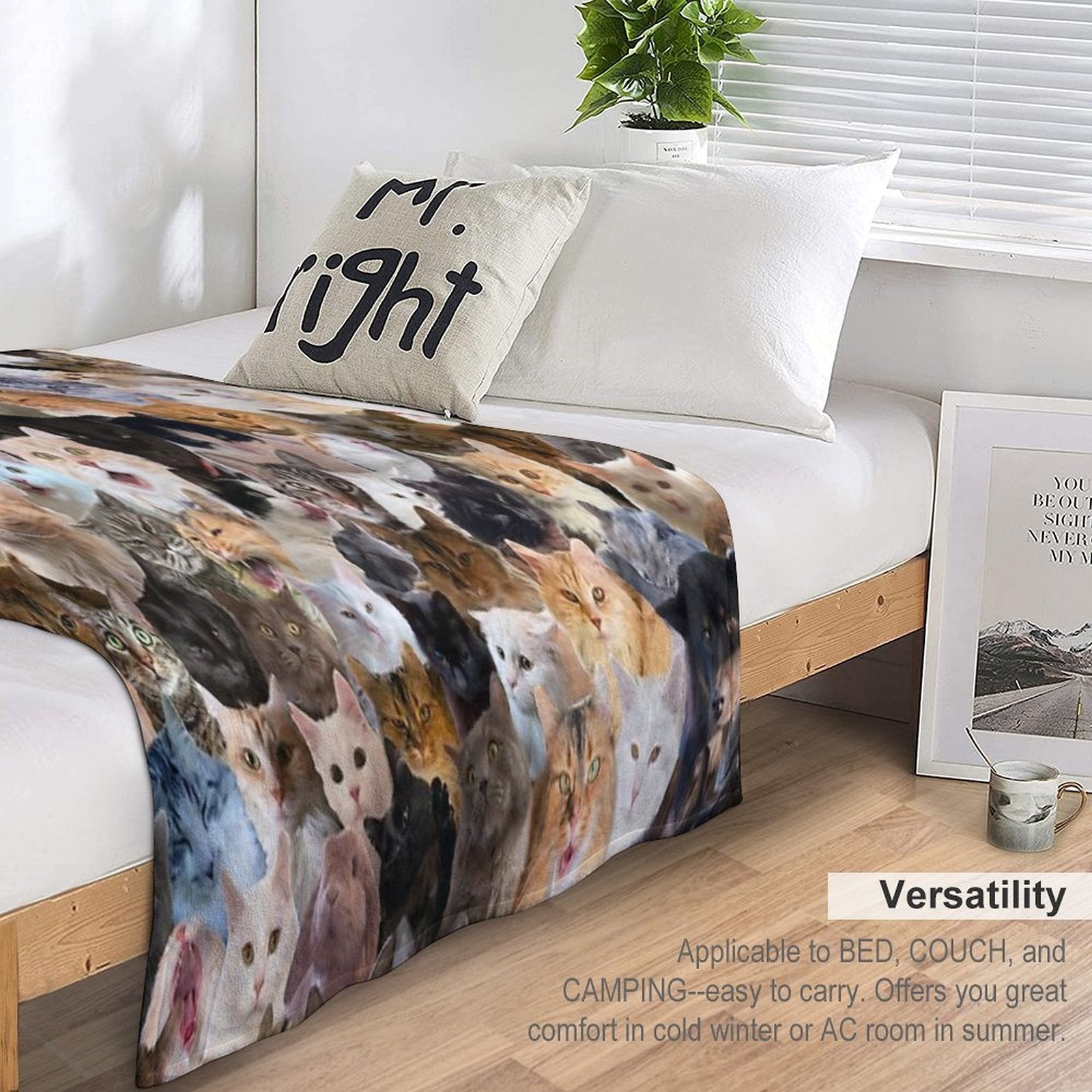 Pet Bonanza Pattern Lightweight Throw Blanket