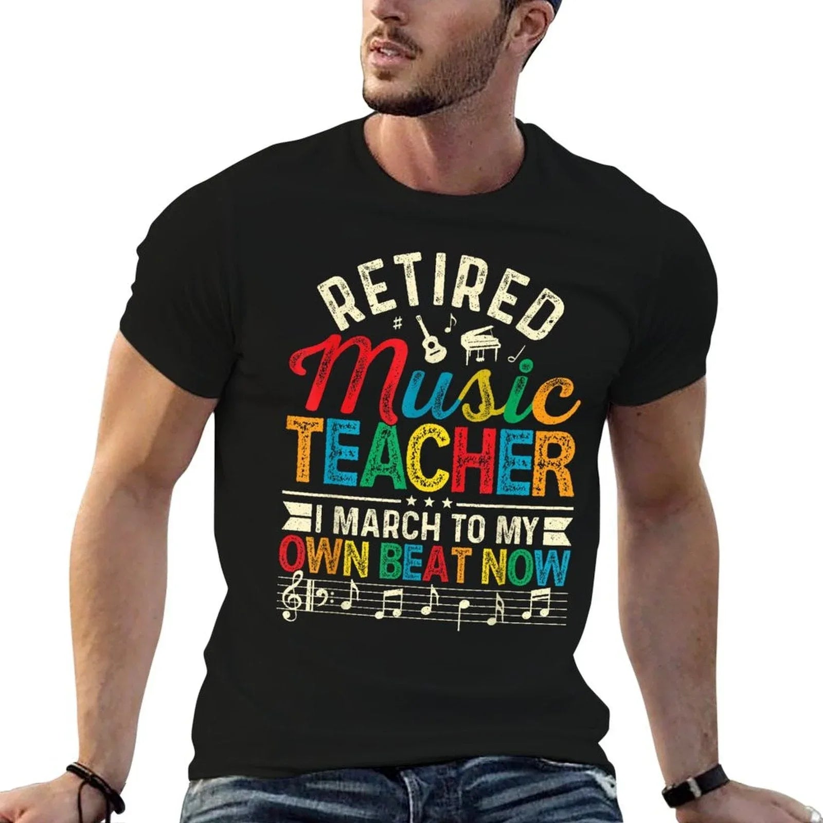 Funny Retired Music Teacher Gift Shirt Retirement Gift T-Shirt