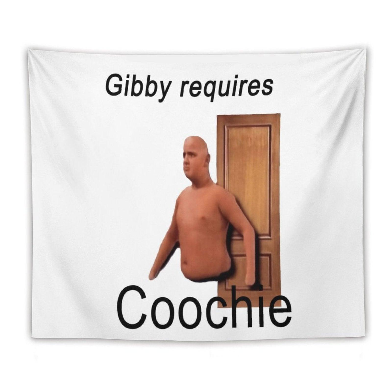 Gibby Requires Coochie Tapestry