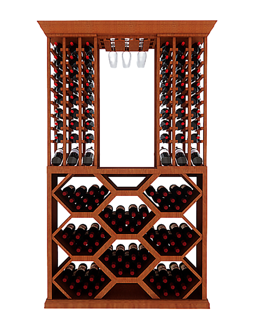 4 Foot Wine Cellar Storage System | 179 Bottle Capacity