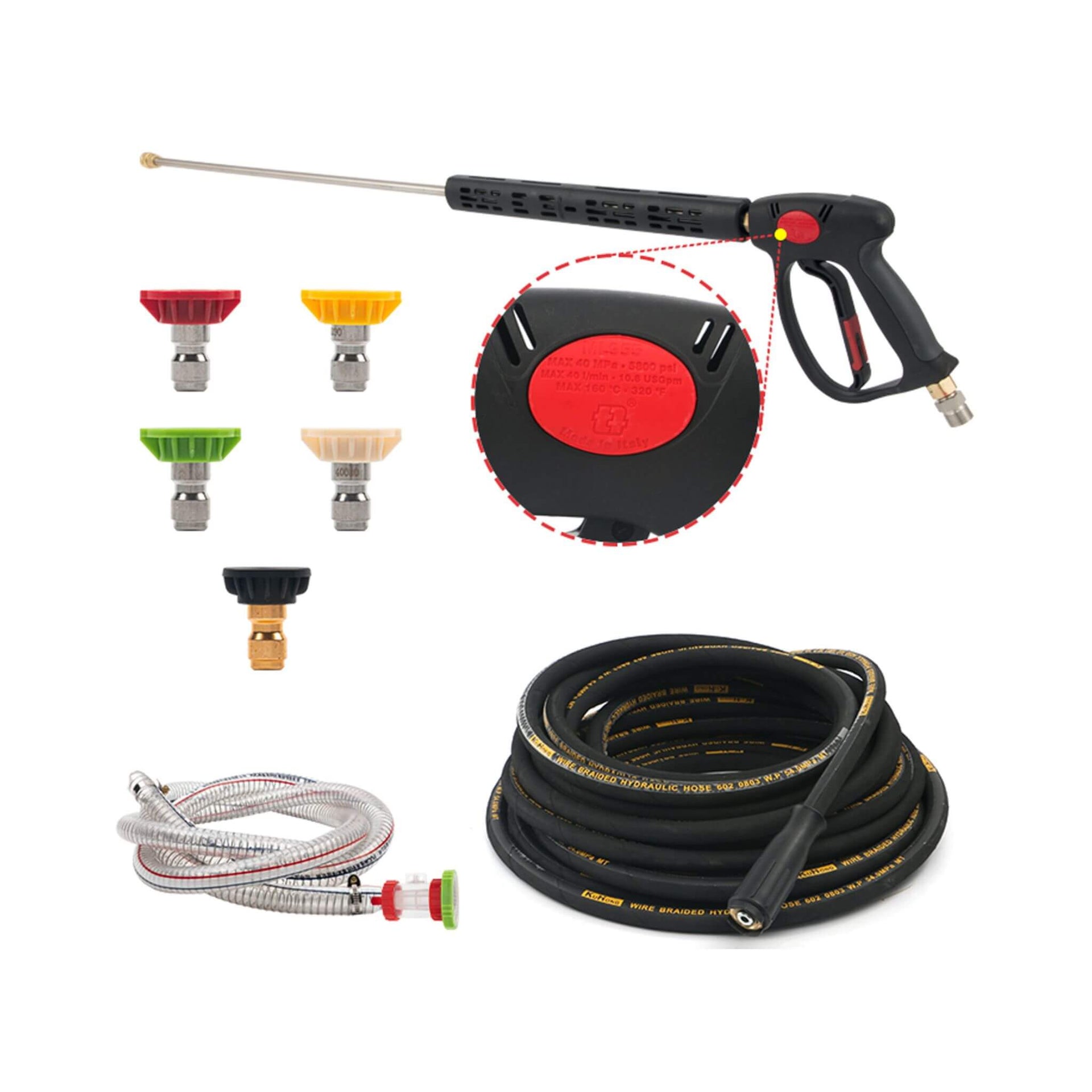 Heavy Duty 4K PSI Commercial Hot Water Gas Powered Pressure Washer (SAK62461)