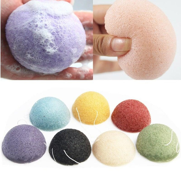 4pcs Cleanse Sponge Natural Wash Cleaning Sponge Puff Face Organic Natural Facial Sponge For Womens Mens