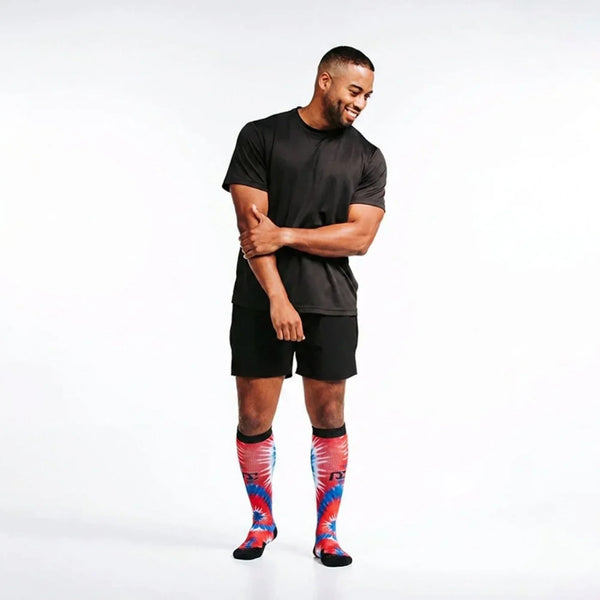 USA Tie Dye Compression Sock