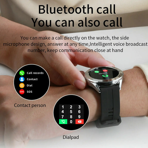 HeartSmart Waterproof Bluetooth Watch & Phone Mate