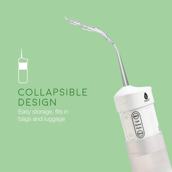 Portable USB Rechargeable Collapsible Water Flosser - Gifts for You 'n Me