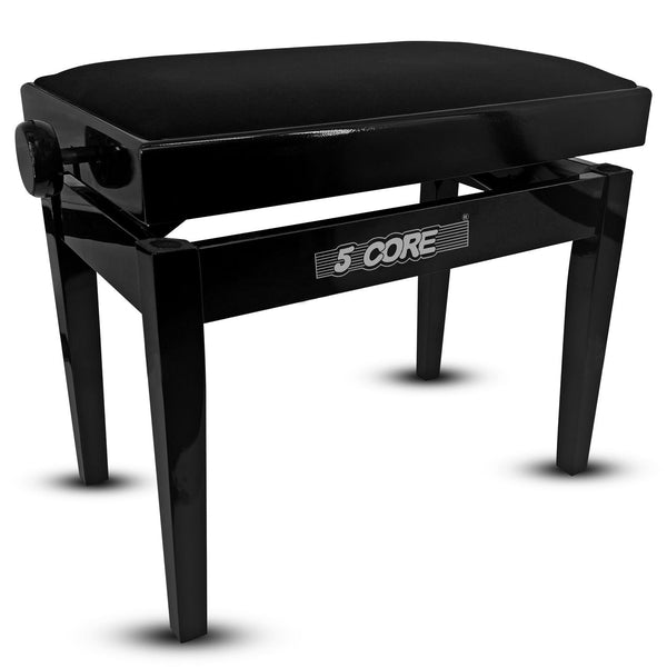 5 Core Adjustable Piano Bench Thick 3.25
