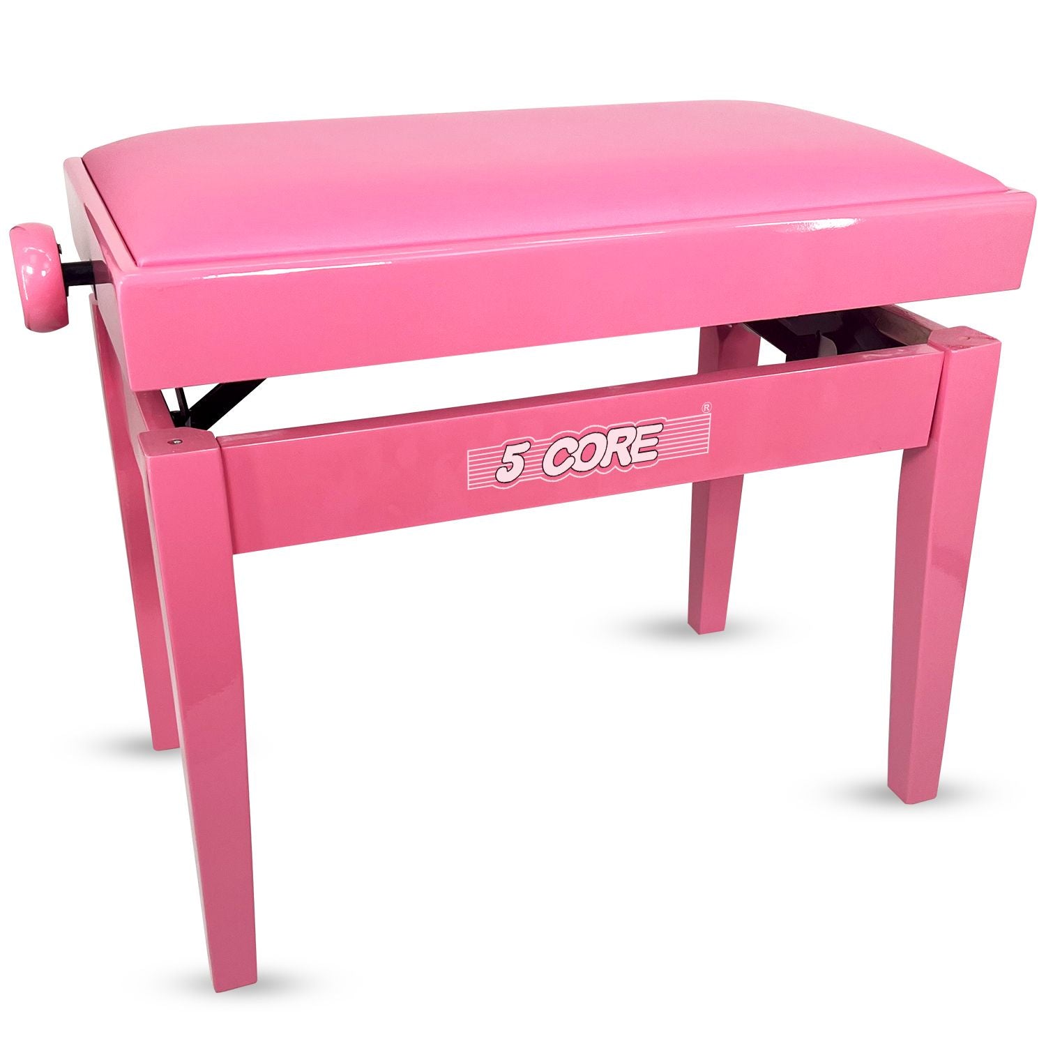 5 Core Adjustable Piano Bench Thick 3.25