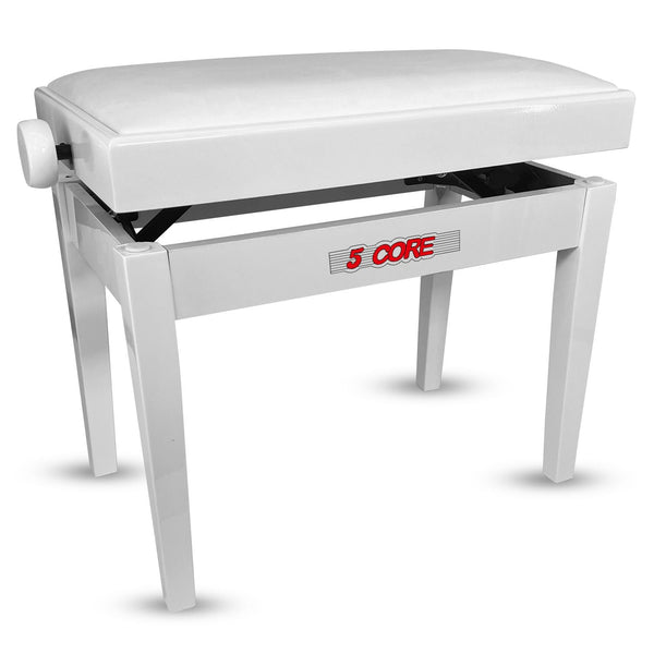 5 Core Adjustable Piano Bench Thick 3.25
