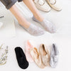 5 Pairs Fashion Women Girls Summer Socks 7 Color Style Lace Flower Short Sock Antiskid Invisible Ankle Socks For Women