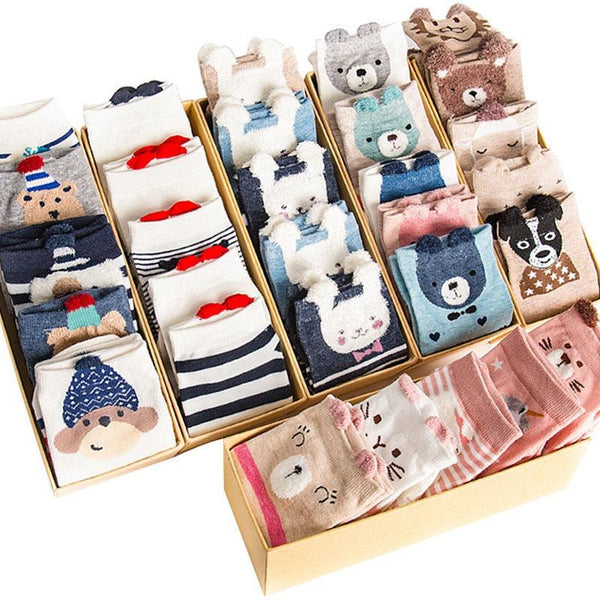5 Pairs/Set Women's Cotton Happy Cute Cat Short Socks Print Cartoon Animal Casual Summer Socks Red Heart Funny Ankle Socks Pure Cotton Socks For Men And Women
