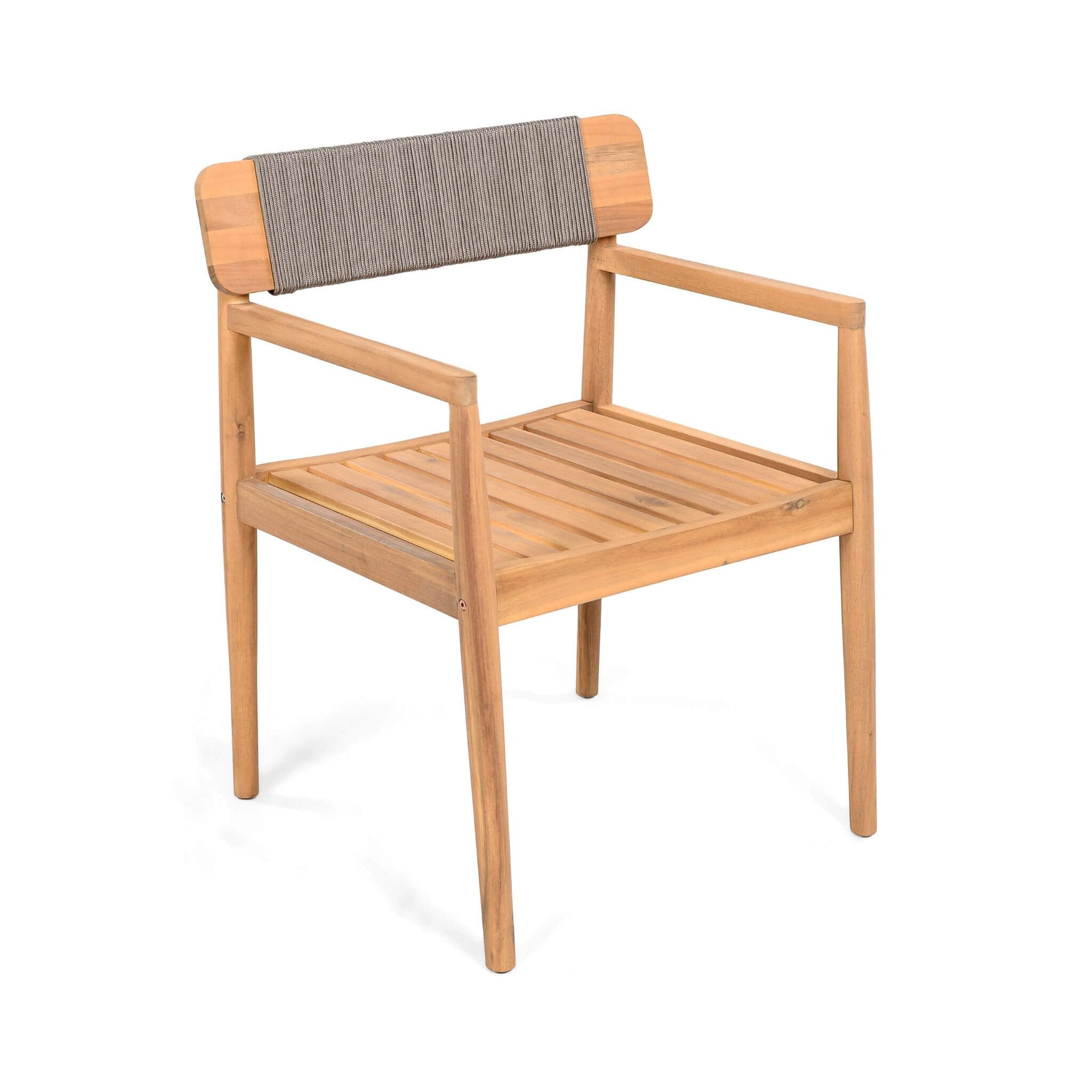 Premium 5-Piece Acacia Wooden Outdoor Furniture Patio Set With Dining Chairs And Table (SAK70445)