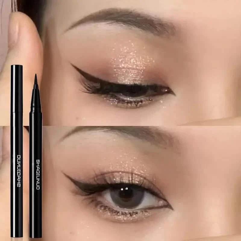 5-Piece Set: Liquid Eyeliner Pen Set, Quick-Drying Smooth Application, Waterproof Sweat-Resistant Makeup