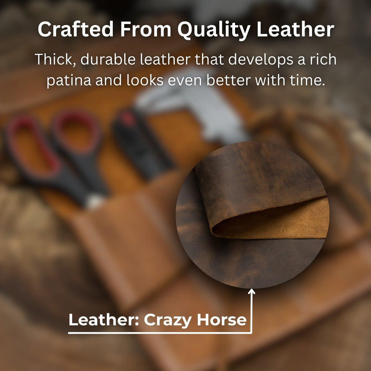 5-Pocket Leather Tool Case