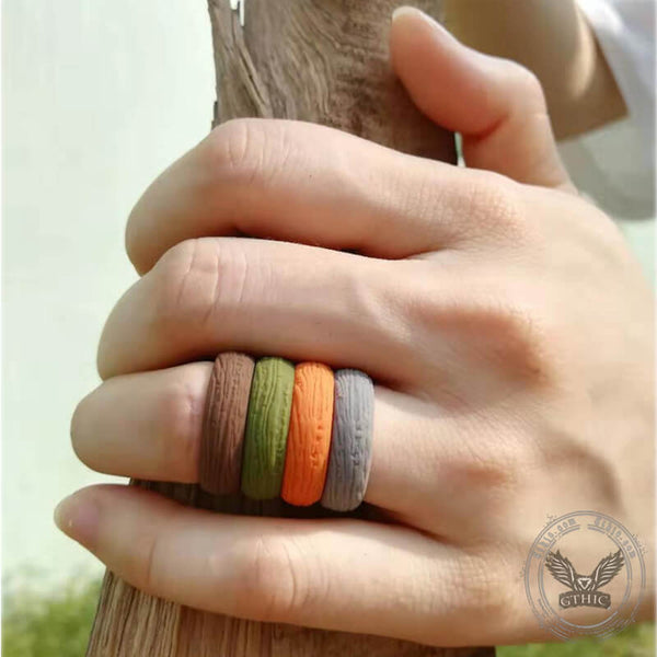 5.7 mm Width Engagement Silicone Ring Set