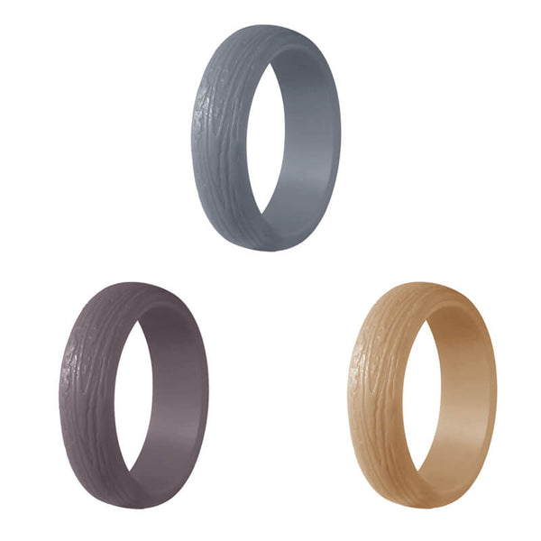 5.7 mm Width Engagement Silicone Ring Set