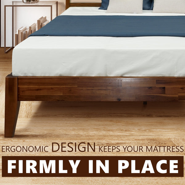 Acacia Emery Solid Wood Bed Frame