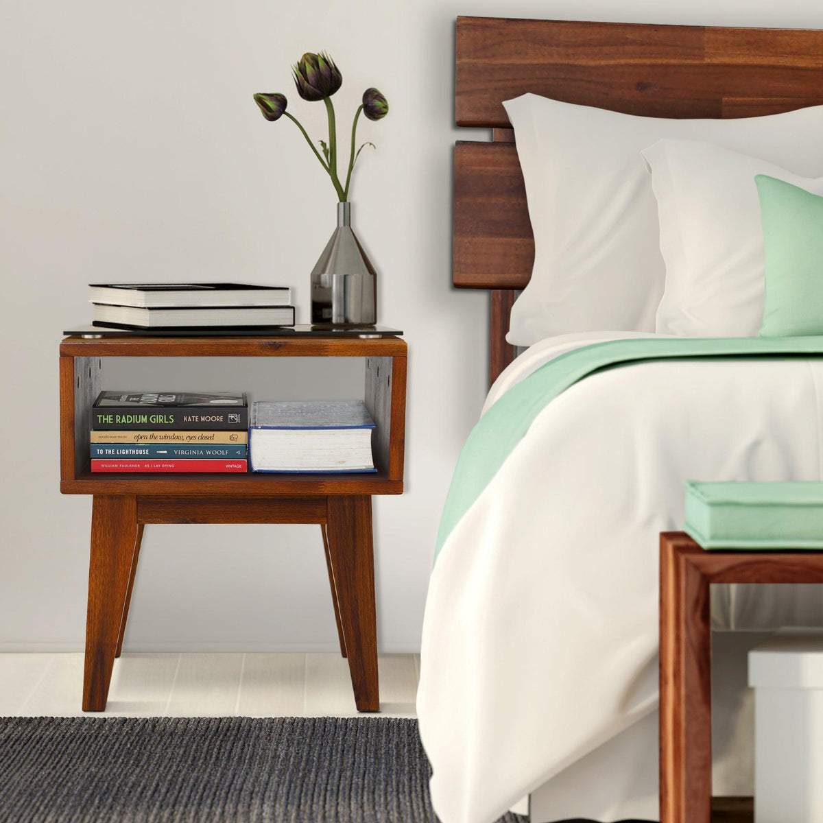 Serena Solid Wood Nightstand