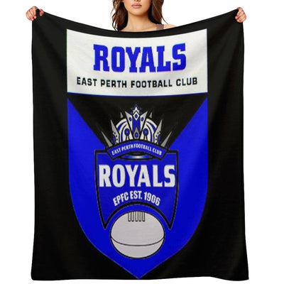East Perth Football Club  AFL Australian Football Throw Blanket