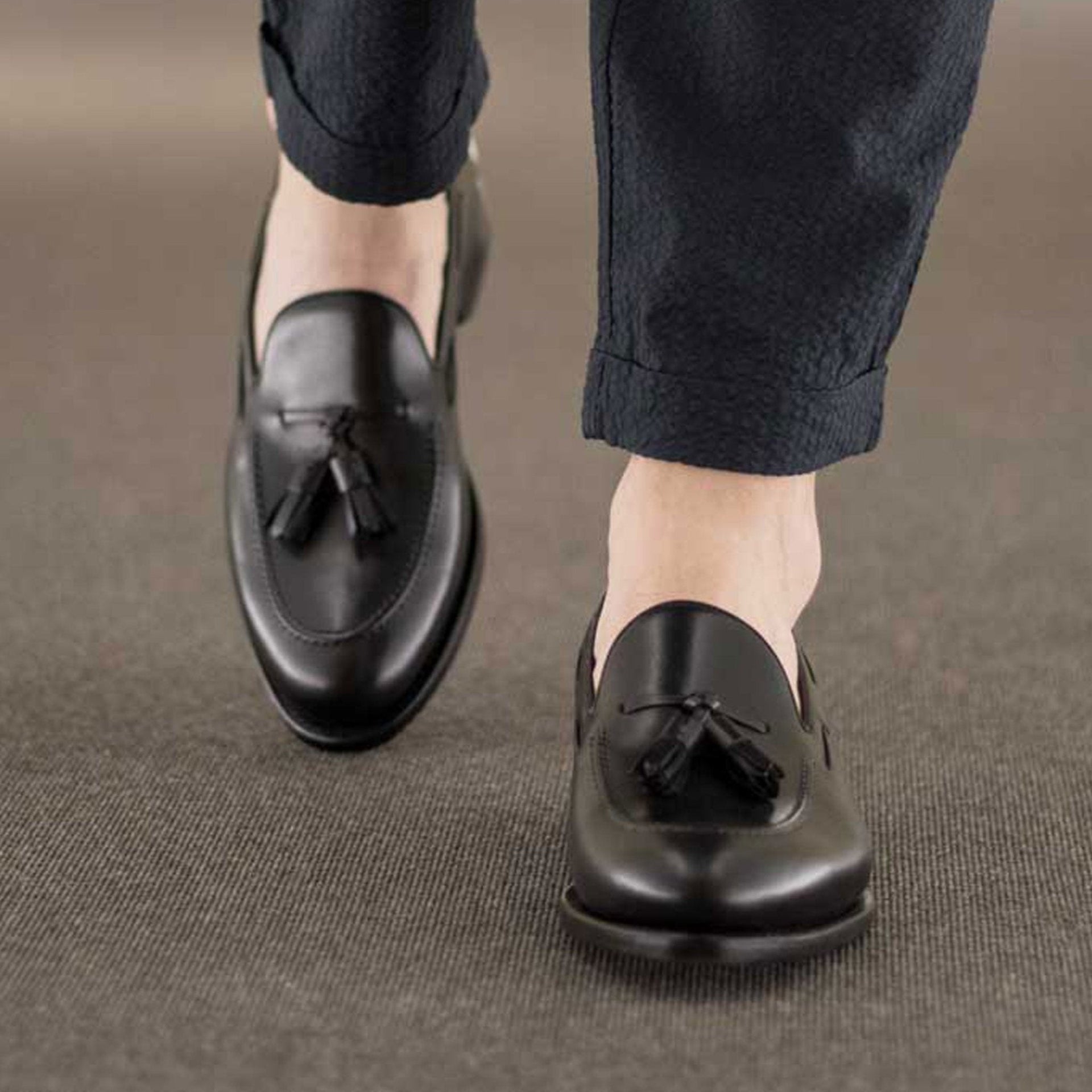 Ravelar - Classic tassel leather loafers shoes for men