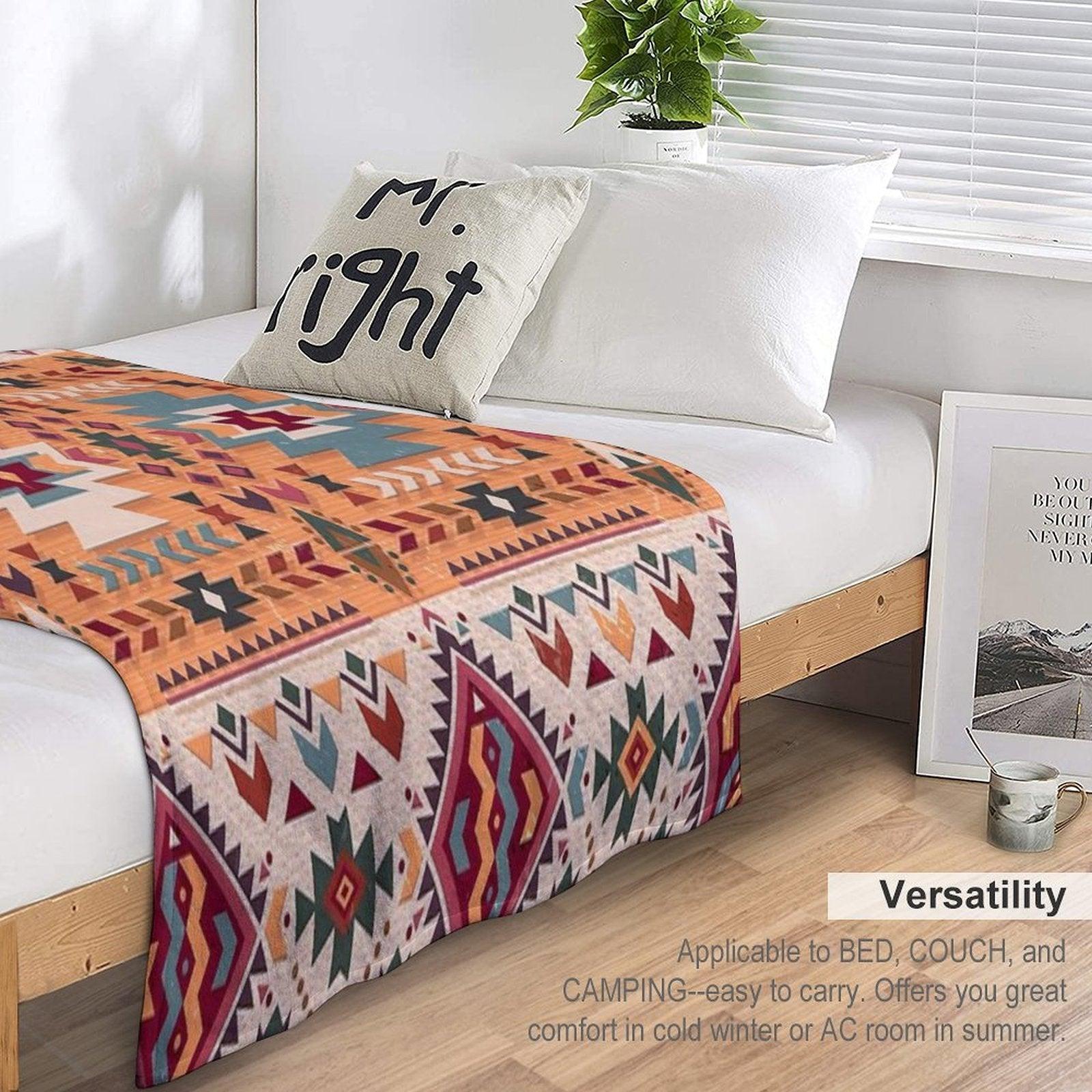 Navajo Design Throw Blanket