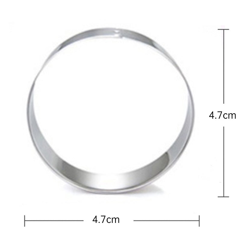 Sugar Candy Tools: Stainless Cutters, Choco Molds, Umbrella Cutter, 6 - pce Biscuit Kit for Fam & Party