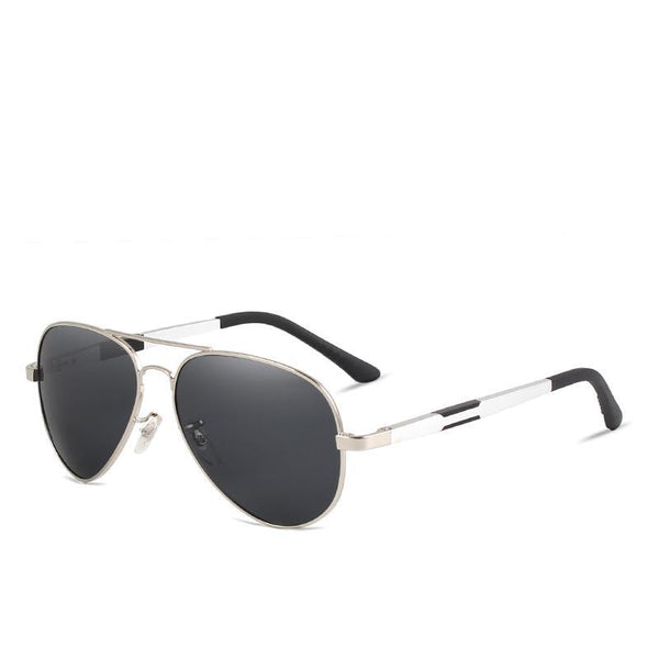 Aviation Luxury Aluminum Magnesium Gold Fashion Polarized Lens Sunglasses Men/Women Driving Mirror Sunglasses  Military Style