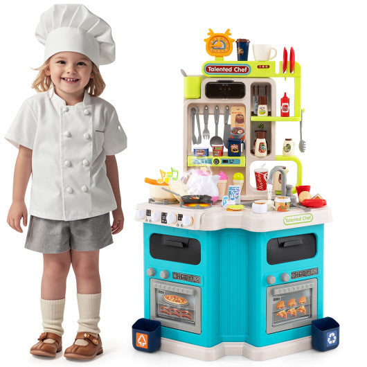Kids Kitchen Playset-Blue