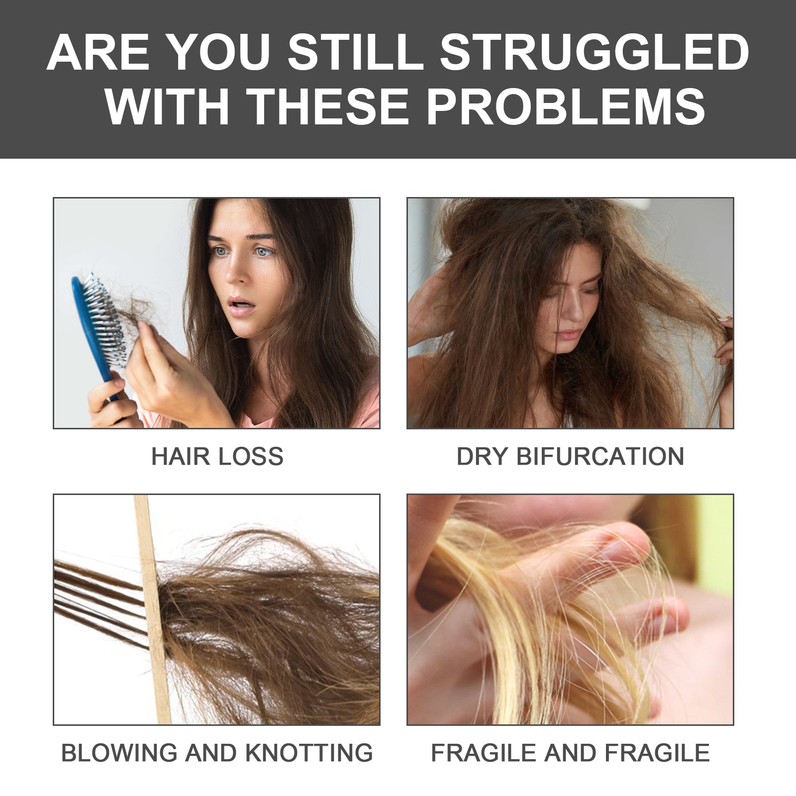 Old Ginger Hair Care Essence Oil, Moisturize Hair Roots Repair Frizzy Knot Supple Strong Thick Hair