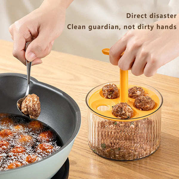 Meatball Maker Fried Meatball Presser Multi functional Household Utensil for Making Rounds Shrimp Slippery and Auxiliary Food