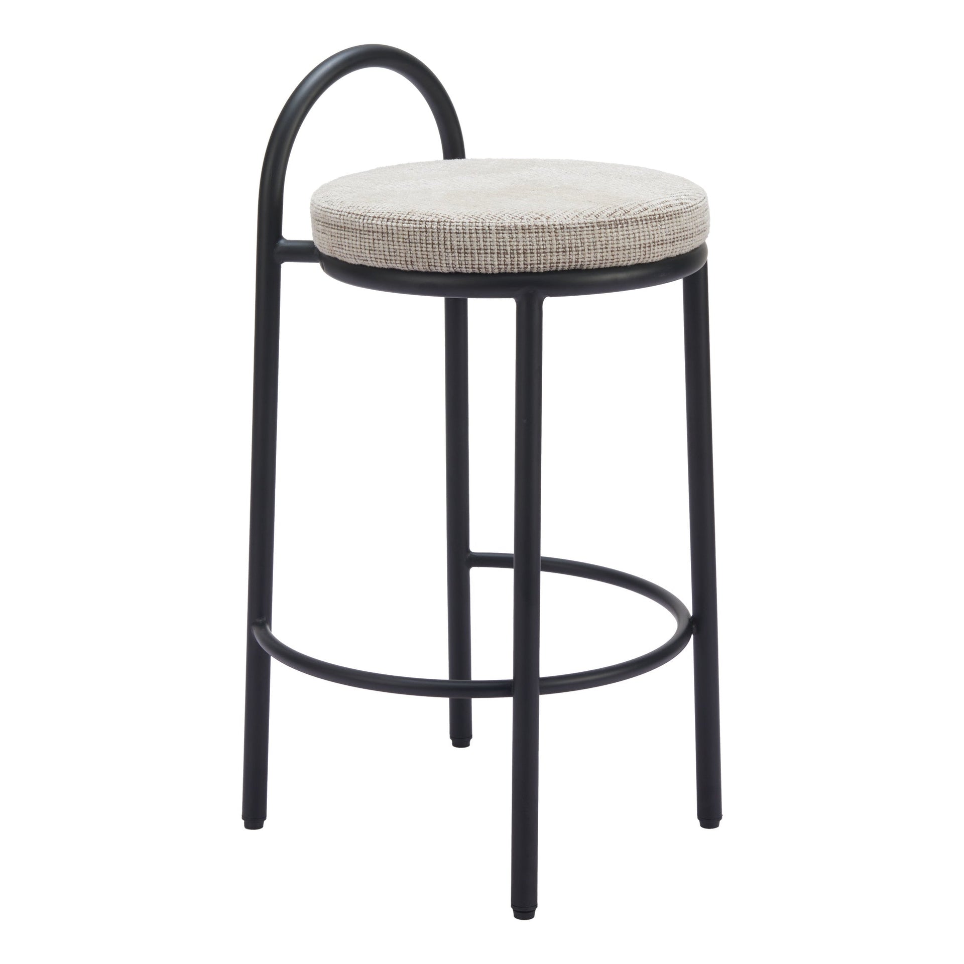 Sisal Counter Stool (Set of 2) Beige Tweed